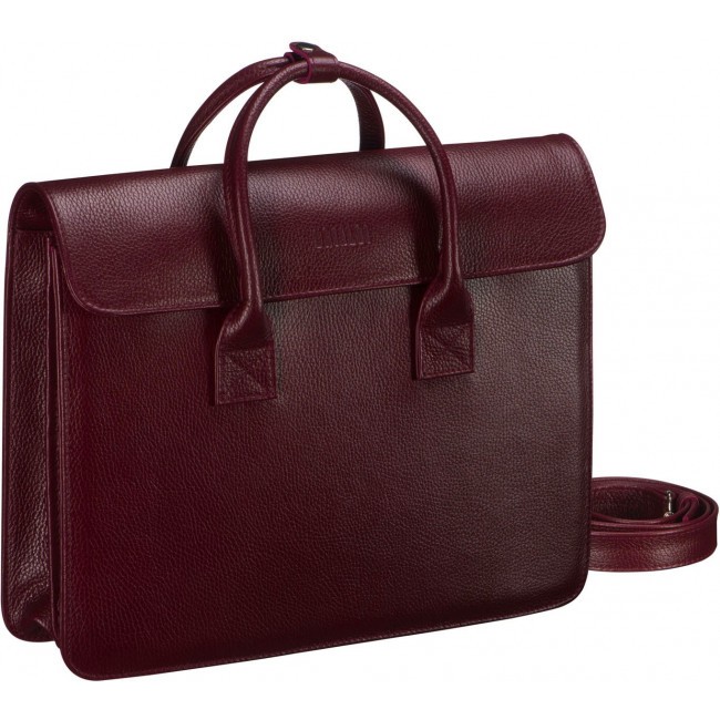Деловая женская сумка BRIALDI Grand Vigo (Гранд Виго) relief cherry - фото №1