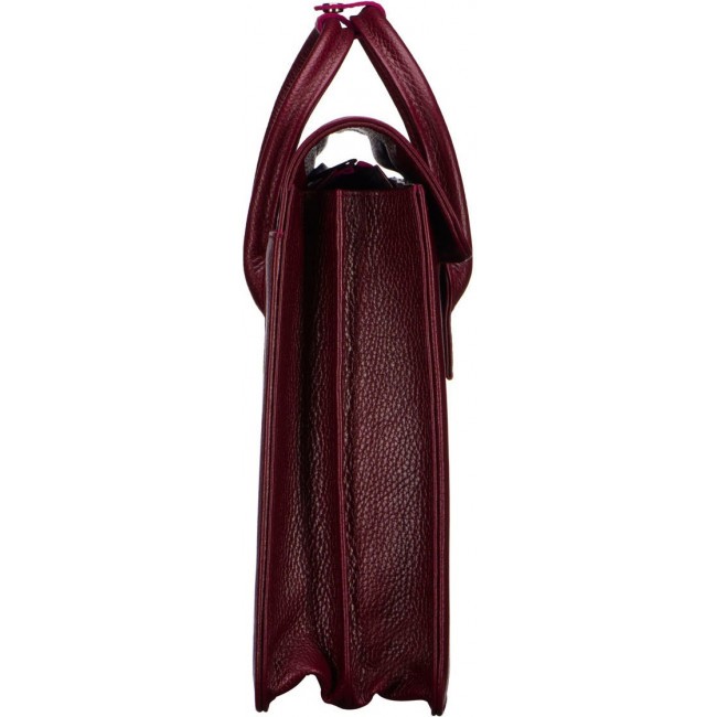 Деловая женская сумка BRIALDI Grand Vigo (Гранд Виго) relief cherry - фото №4