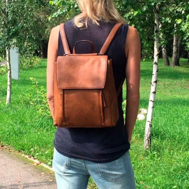 Рюкзак Trendy Bags LEON Коричневый - фото №6