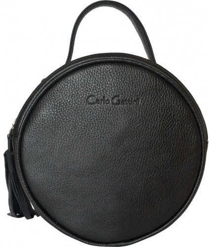 Кожаная женская сумка Carlo Gattini Avio Черный Black- фото №2