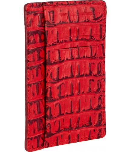 Обложка для автодокументов Sergio Belotti 7302 croco red- фото №1