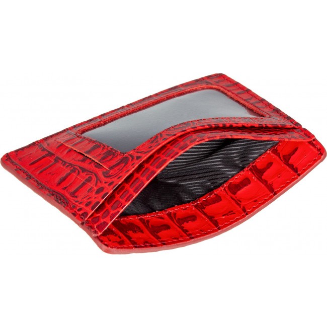 Обложка для автодокументов Sergio Belotti 7302 croco red - фото №3