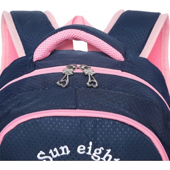 Рюкзак Sun eight SE-8255 Темно-синий и розовый - фото №8