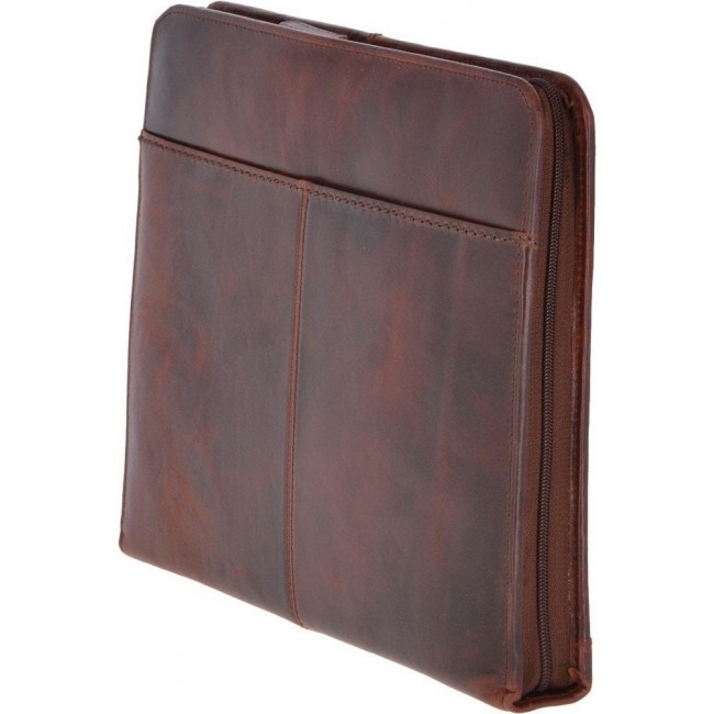 Папка для документов Ashwood Leather Винтажный коричневый  Noah Vintage Tan - фото №4