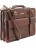 Кожаный портфель Tuscany Leather Venezia TL141268 Темно-коричневый - фото №3
