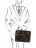 Кожаный портфель Tuscany Leather Venezia TL141268 Темно-коричневый - фото №2