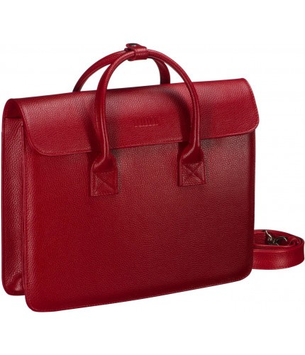 Деловая женская сумка BRIALDI Grand Vigo (Гранд Виго) relief red- фото №1