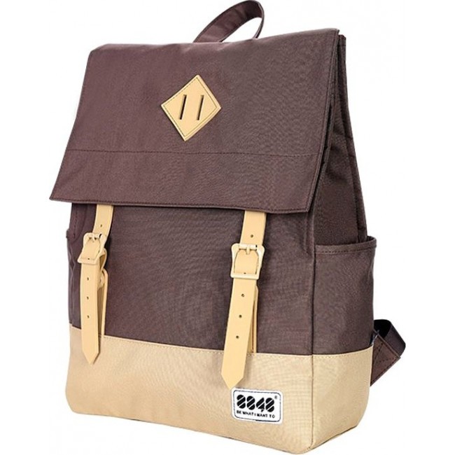 Рюкзак 8848 bags 173-002 Бежевый-коричневый 15,6 дюймов - фото №2