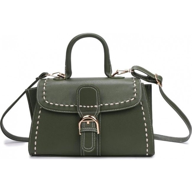 Женская сумка OrsOro DS-823 Хаки, Зеленый - фото №1