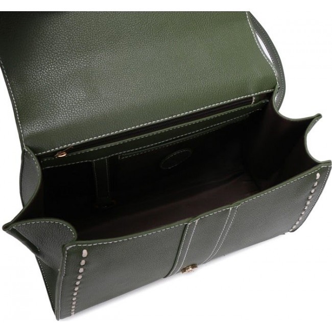 Женская сумка OrsOro DS-823 Хаки, Зеленый - фото №4