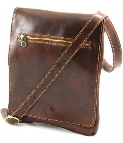Сумка на плечо Tuscany Leather Fabio TL141005 Коричневый- фото №1