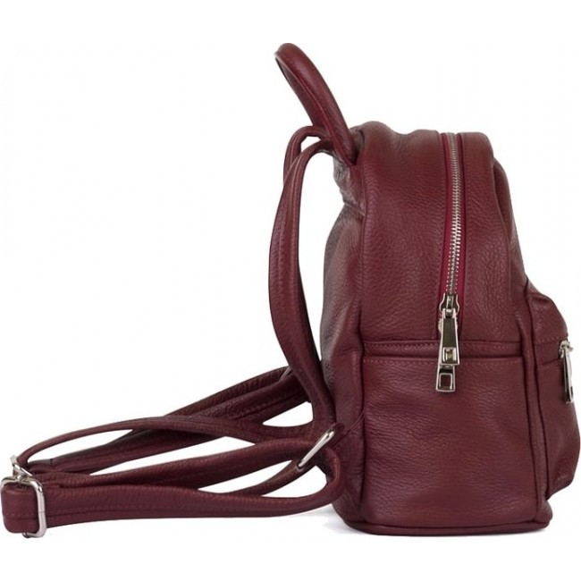 Модный женский рюкзак Ula Leather Country R9-014 Красный - фото №3