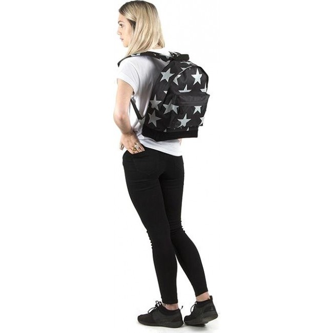 Рюкзак Mi-Pac Backpack Черный с большими звездами - фото №2