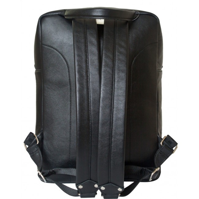 Кожаный рюкзак Carlo Gattini Berutto 3064-01 Черный Black - фото №3