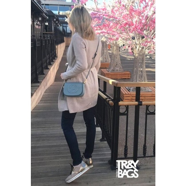 Женская сумка Sale Trendy Bags FIRSTLY Голубой - фото №7