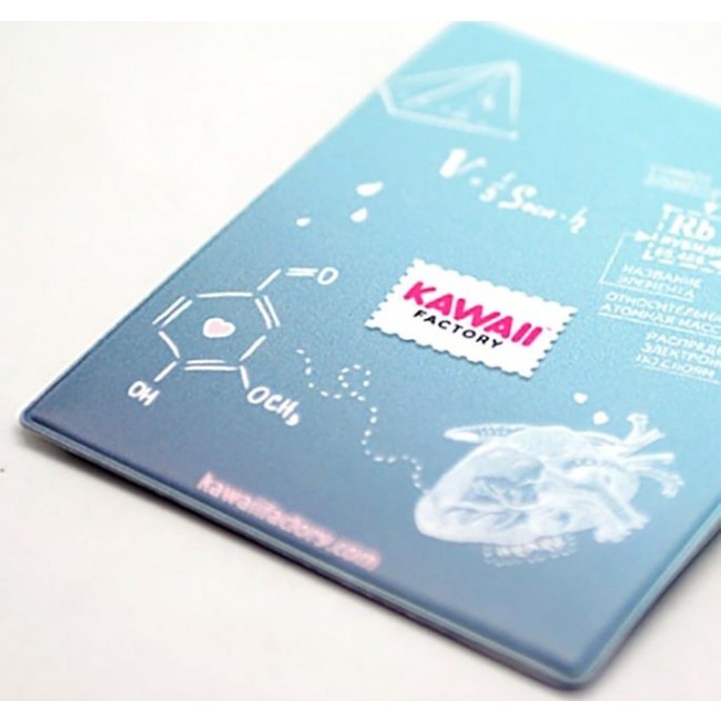 Обложка для авиадокументов Kawaii Factory Обложка на студенческий Умная Киса - фото №3