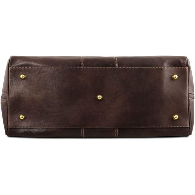 Дорожная сумка Tuscany Leather Lisbona TL141657 Темно-коричневый - фото №4
