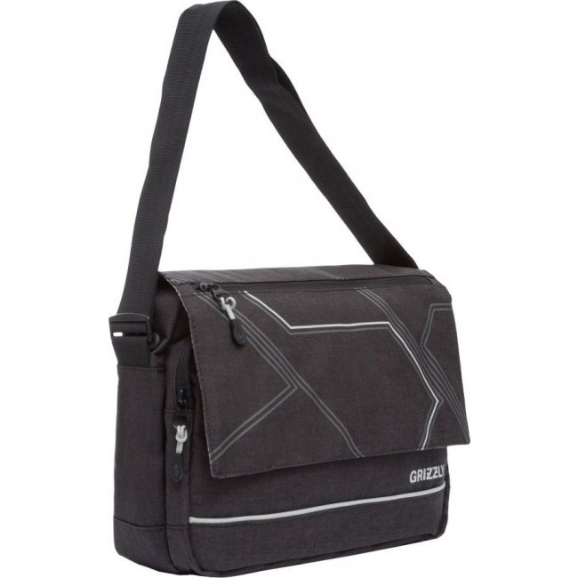 Школьная сумка Grizzly MM-805-4 Черный-Серый - фото №2
