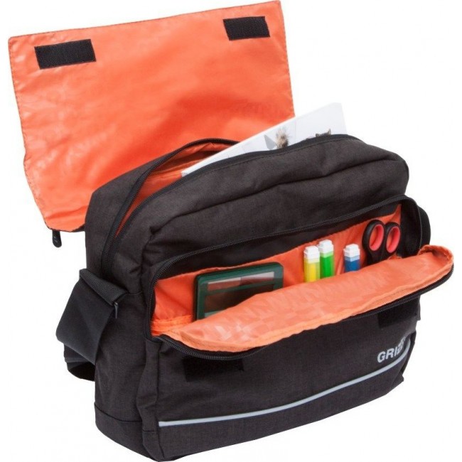 Школьная сумка Grizzly MM-805-4 Черный-Серый - фото №4