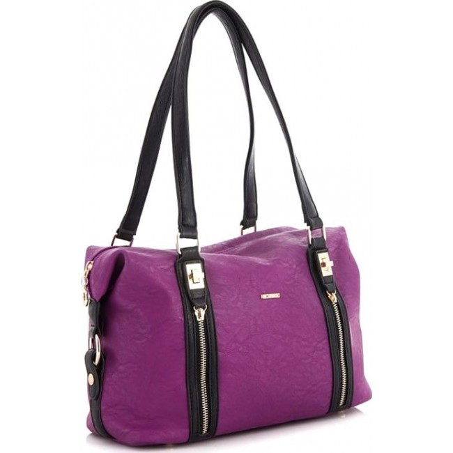 Женская сумка Nino Fascino 3367 9021-9021 purple-bla Фиолетовый - фото №1