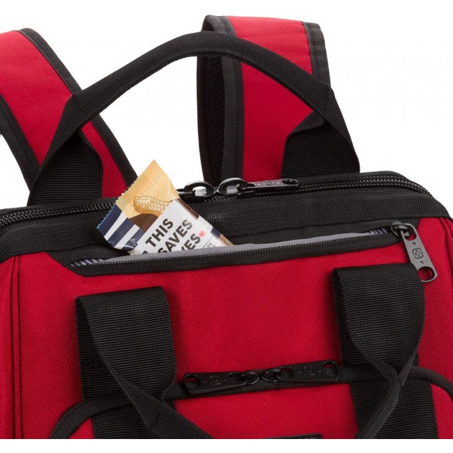 Рюкзак SwissGear Doctor Bags 16.5" Красный/черный - фото №8