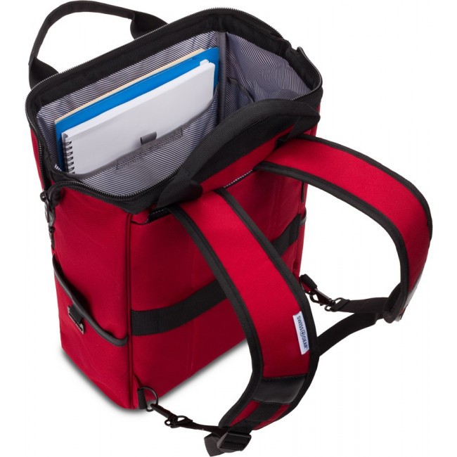 Рюкзак SwissGear Doctor Bags 16.5" Красный/черный - фото №6