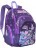 Рюкзак с ортопедической спинкой Grizzly RG-662-1 Фиолетовый бабочки - фото №3