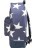 Рюкзак Mi-Pac Backpack Синий с большими звездами - фото №4