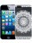 Чехол для iphone Kawaii Factory Чехол для iPhone 5/5s "Мехенди" Круг белый - фото №1