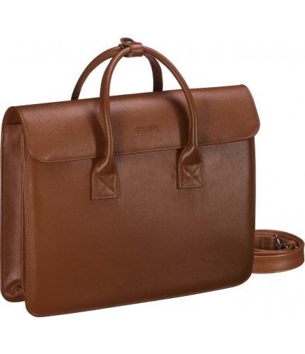 Деловая женская сумка BRIALDI Grand Vigo (Гранд Виго) relief brown- фото №1