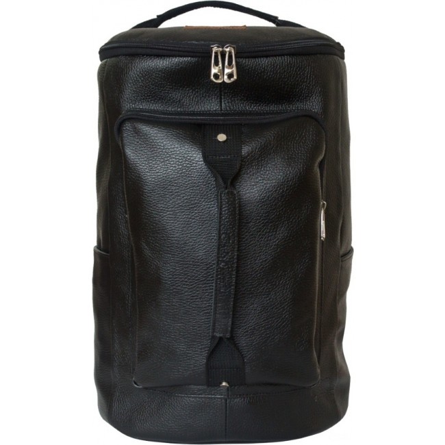 Кожаный рюкзак Carlo Gattini Verdello 3054-01 Черный Black - фото №2
