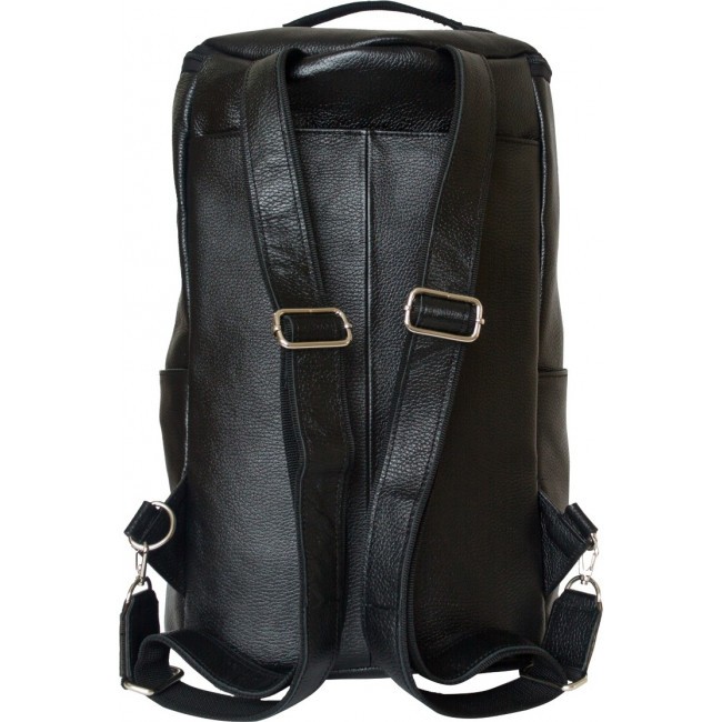 Кожаный рюкзак Carlo Gattini Verdello 3054-01 Черный Black - фото №3