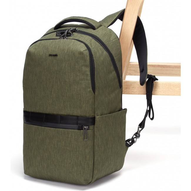 Рюкзак для ноутбука PacSafe Metrosafe X 25 ECO Зеленый - фото №6