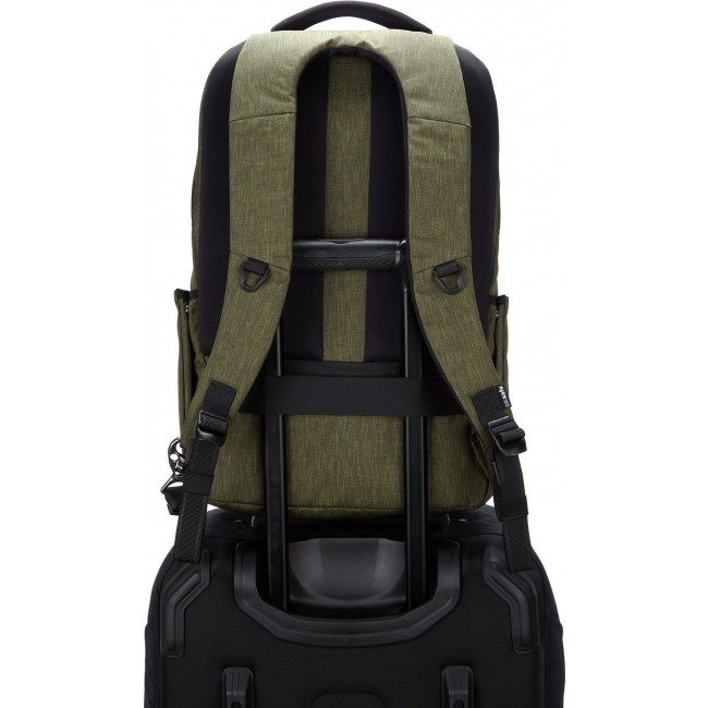 Рюкзак для ноутбука PacSafe Metrosafe X 25 ECO Зеленый - фото №7