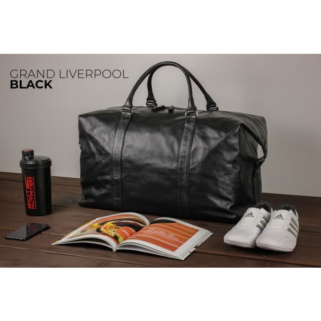 Дорожная сумка Brialdi Grand Liverpool Relief black Черный - фото №18
