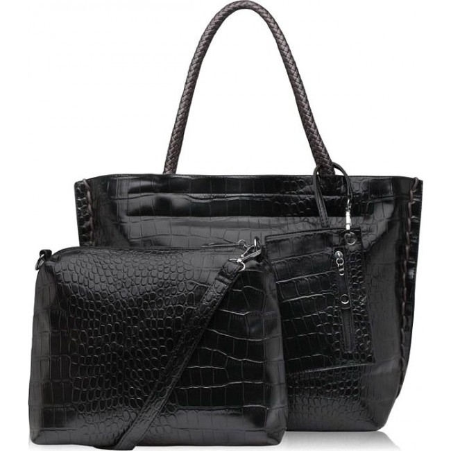 Женская сумка Trendy Bags B00485 (black) Черный - фото №3