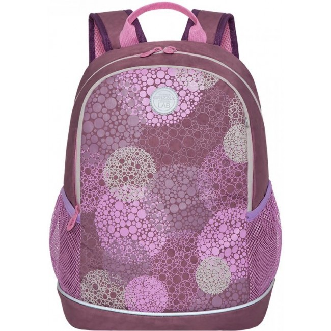 Рюкзак школьный Grizzly RG-163-1 темно-розовый - фото №2