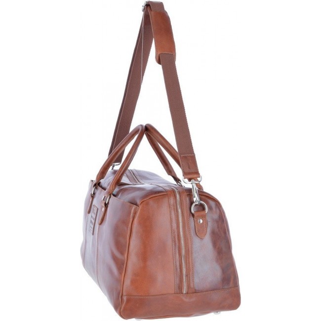 Дорожная сумка Ashwood Leather 1666 Светло-коричневый Chestnut - фото №3