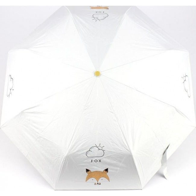 Зонт Kawaii Factory Зонт складной "Fox" Белый - фото №2