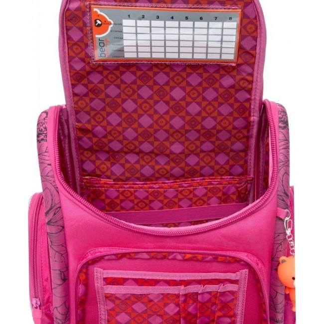 Рюкзак Orange Bear SI-10 Цветы (розовый) - фото №5