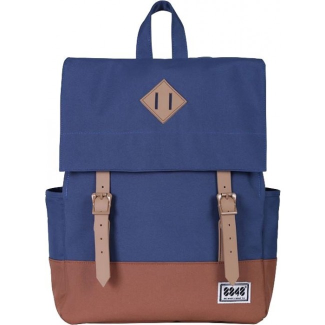 Рюкзак 8848 bags 173-002 Темно-синий-коричневый 15,6 дюймов - фото №1