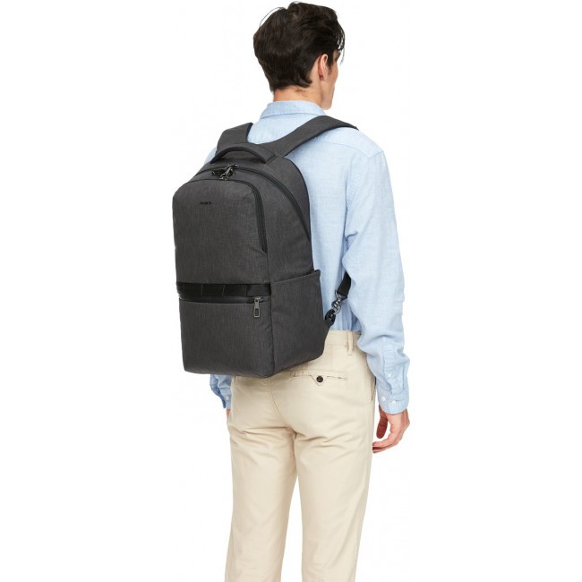 Рюкзак для ноутбука PacSafe Metrosafe X 25 ECO Серый - фото №12