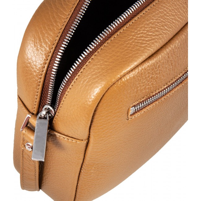 Женская сумка через плечо Sergio Belotti 7050 mustard Caprice Горчичный - фото №4