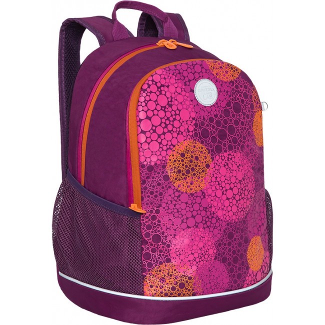 Рюкзак школьный Grizzly RG-163-1 фиолетовый - фото №2