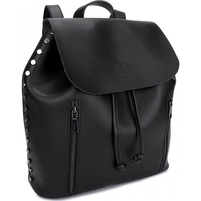 Рюкзак из кожи OrsOro DS-9006 Черный - фото №2