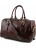 Дорожная кожаная сумка Tuscany Leather Voyager с пряжками малый размер TL141249 Коричневый - фото №2