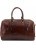 Дорожная кожаная сумка Tuscany Leather Voyager с пряжками малый размер TL141249 Коричневый - фото №3