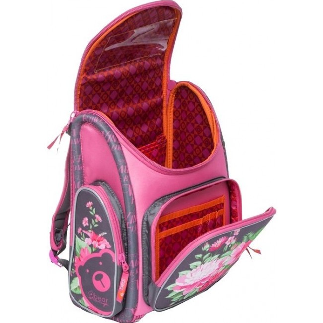 Рюкзак Orange Bear SI-12 Цветы (розовый) - фото №4