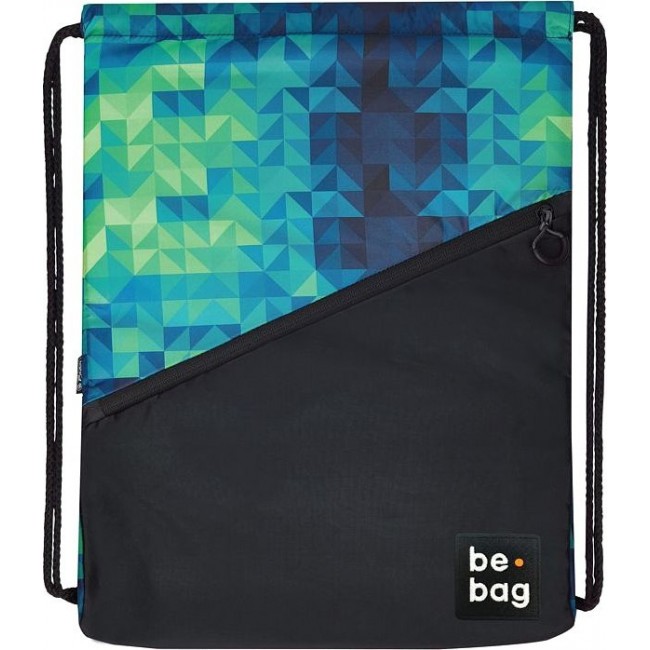 Мешок Be.bag Be.daily Бирюзовый (треугольники) - фото №2