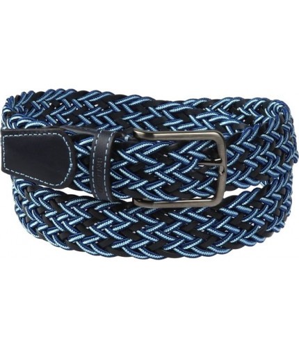 Ремень Miguel Bellido 871-35 Navy Blue Синий- фото №1